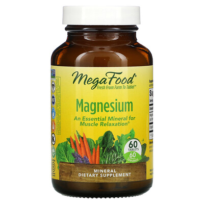 

MegaFood Magnesium 60 Tablets