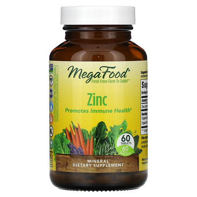 

MegaFood Zinc 60 Tablets