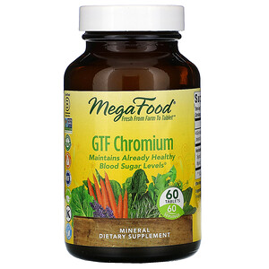Отзывы о Мегафудс, GTF Chromium, 60 Tablets
