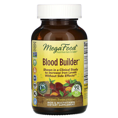MegaFood Blood Builder, 90 таблеток