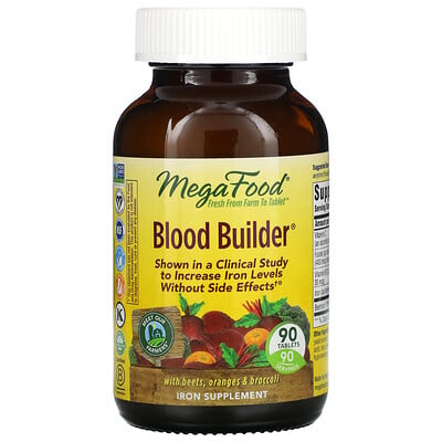 

MegaFood Blood Builder, 90 таблеток