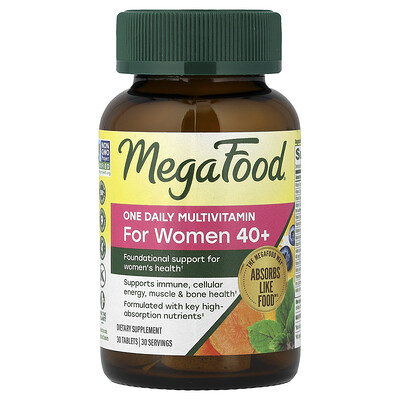 MegaFood One Daily Multivitamin For Women 40 30 Tablets