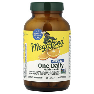 MegaFood, Hombres mayores de 40 años: uno por día, 90 comprimidos