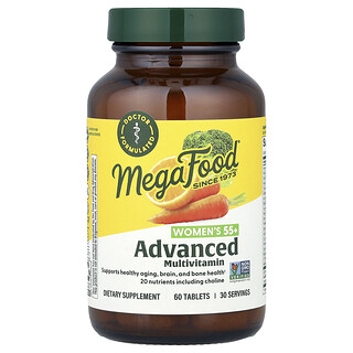 MegaFood, Women's 55+ Advanced Multivitamin, 60 Tablets