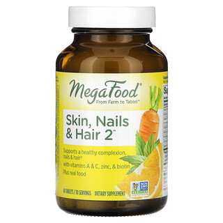 ميغافود‏, Skin, Nails & Hair 2، ‏60 قرصًا