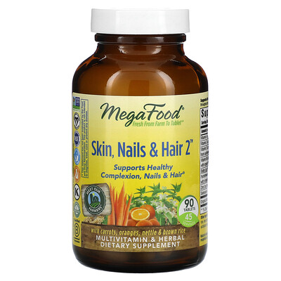 

MegaFood Skin Nails & Hair 2 90 Tablets