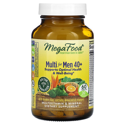 

MegaFood Multi for Men 40+ 60 Tablets