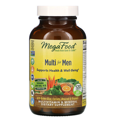 MegaFood мультивитамины для мужчин, 120 таблеток