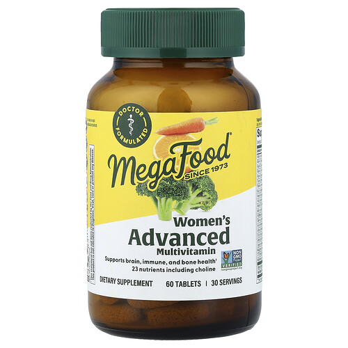 MegaFood, Women's Advanced Multivitamin, 60 Tablets