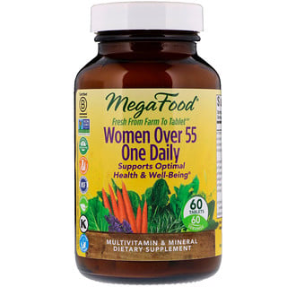 MegaFood, Women Over 55 One Daily, Multivitamin & Mineral, 60 Tablets