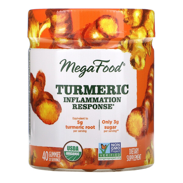 Turmeric, Inflammation Response, 40 Gummies