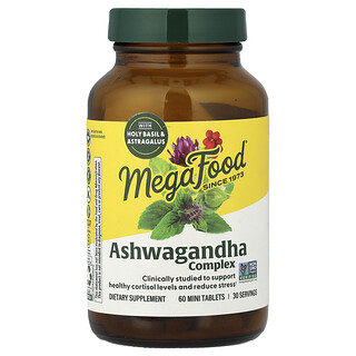 MegaFood, Complexe d'ashwagandha, 60 mini comprimés