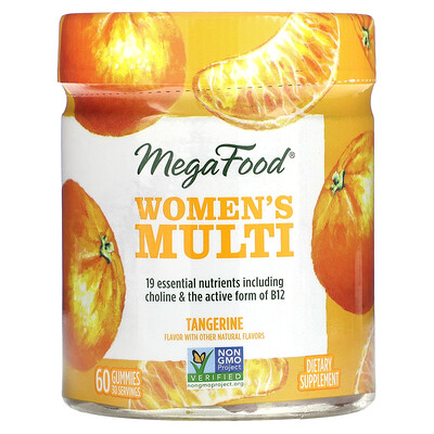 

MegaFood Women's Multi Tangerine 60 Gummies