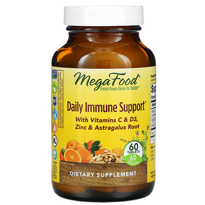 MegaFood Daily Immune Support , 60 Tablets
