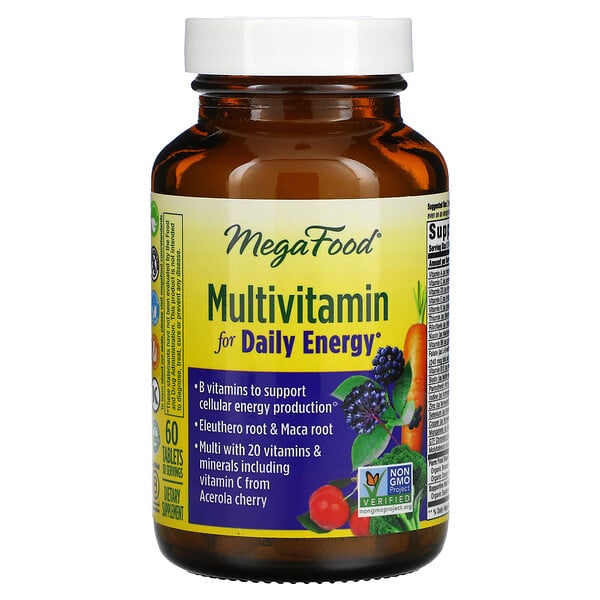 Мультивитамины для ежедневной энергии, 60 таблеток