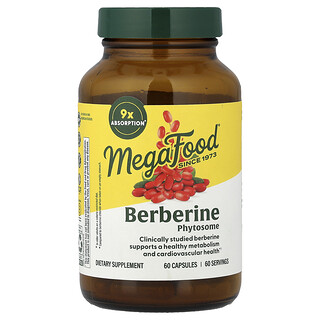 MegaFood, Phytosome de berbérine, 60 capsules (550 mg pièce)