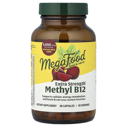 MegaFood, Methyl B12, 90 Kapseln
