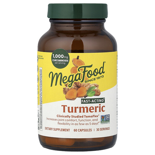 MegaFood, Turmeric, Kurkuma, 60 Kapseln