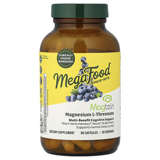 ميغافود‏, Magtein/ثريونات-ل المغنيسيوم، 90 كبسولة