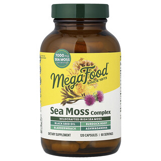 MegaFood, Complexe d'algues, 120 capsules