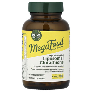 MegaFood, Glutathion liposomal, 60 capsules