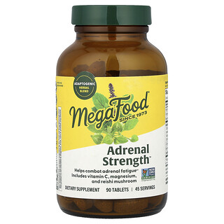 MegaFood, Adrenal Strength, 90 Tablets