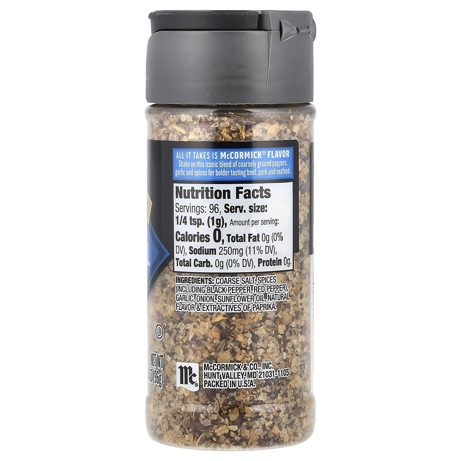 Condimento Montreal Steak®, 3,4 oz (96 g) - Imagen 2 de 2