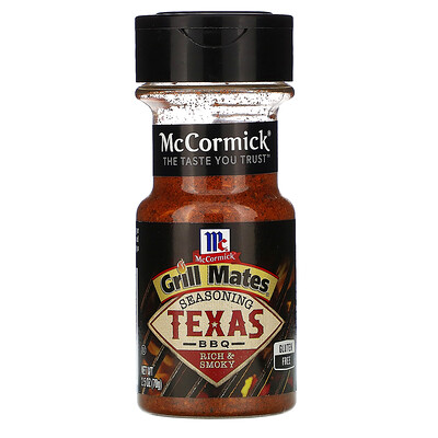 McCormick Grill Mates Техасская приправа для барбекю, 70 г (2,5 унции)