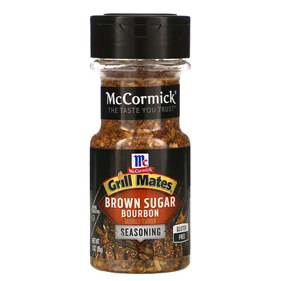 McCormick Grill Mates Brown Sugar Bourbon Seasoning, 3 oz (85g)