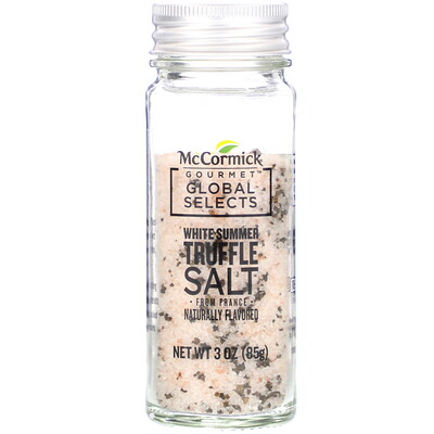 McCormick Gourmet Global Selects White Summer Truffle Salt From France, Naturally Flavored, 3 oz (85 g)