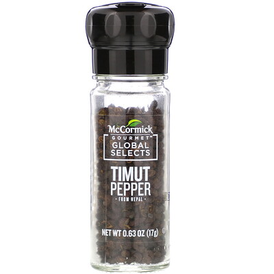 McCormick Gourmet Global Selects Timut Pepper From Nepal, 0.63 oz (17 g)