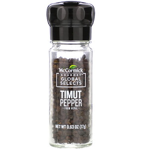 Отзывы о McCormick Gourmet Global Selects, Timut Pepper From Nepal,  0.63 oz (17 g)