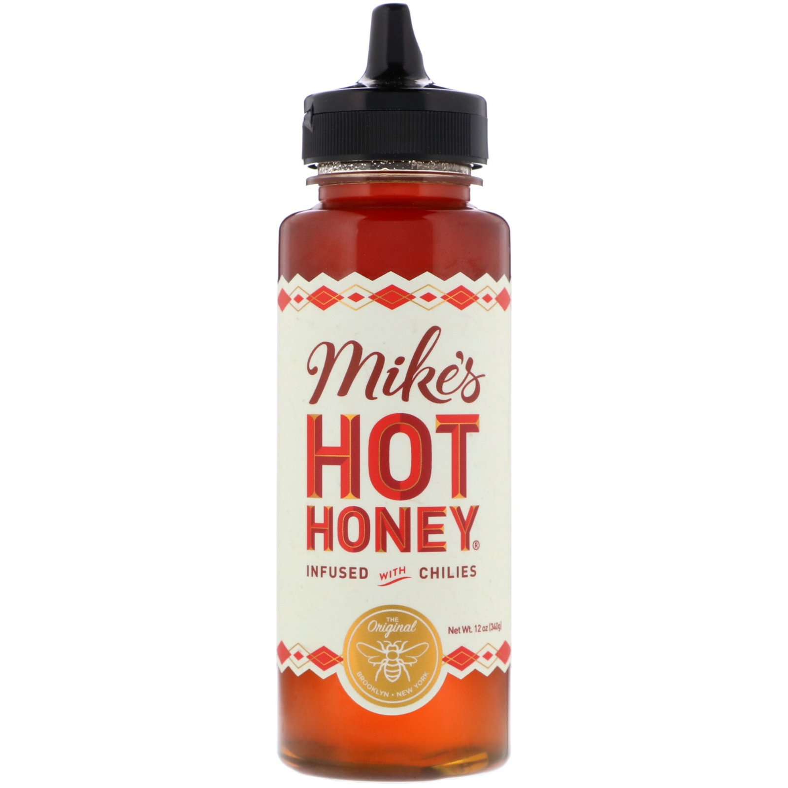 Mike S Hot Honey Infused With Chilies 12 Oz 340 G Iherb