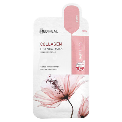 

Mediheal, Collagen Essential Beauty Mask, 4 Sheets, 0.81 fl oz (24 ml)