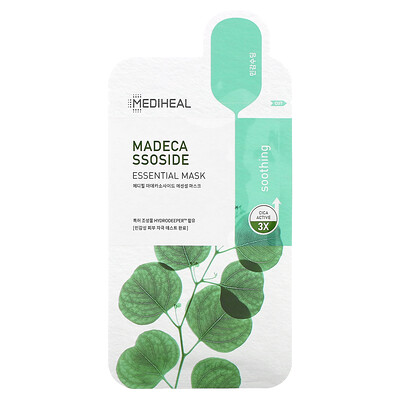 Mediheal Madecassoside, Essential Beauty Mask, 4 шт., По 24 мл (0,81 жидк. Унции)