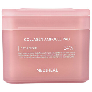 MEDIHEAL, Collagen Ampoule Pad, Kollagen-Ampullen-Pad, 100 Pads, 170 ml