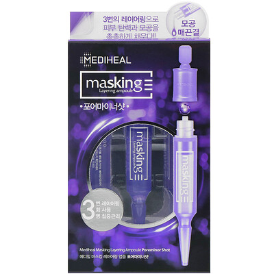 

Mediheal Poreminor Shot, ампульная сыворотка для сужения пор, 3 ампулы