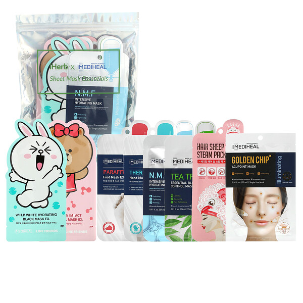 Mediheal, Sheet Mask Essentials, 8 Masks