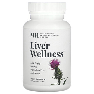 Michael's Naturopathic, Liver Wellness, 90 vegetarische Tabletten