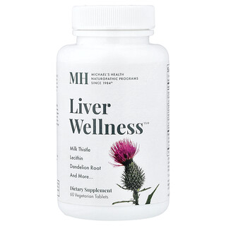 Michael's Health, Liver Wellness™, 60 comprimés végétariens