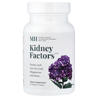 Michael's Health, Kidney Factors™, 60 vegetariske tabletter