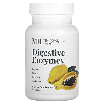 Michael's Health, Enzimas digestivas, 90 cápsulas
