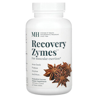 Michael's Health, Recovery Zymes, 180 Enterik Kaplamalı pH Kararlı Tablet