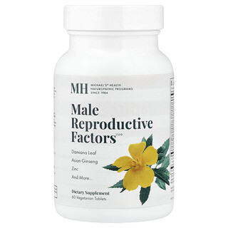 Michael's Health, Fatores Reprodutivos Masculinos, 60 Comprimidos Vegetarianos