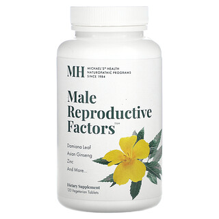Michael's Health, Factores reproductivos masculinos, 120 tabletas Vegetarianas y Kosher