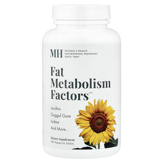 Michael's Health, Fat Metabolism Factors™, 180 Comprimidos Vegetarianos