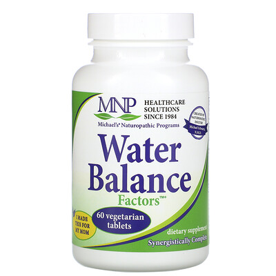 Michael's Naturopathic Water Balance Factors, 60 Vegetarian Tablets