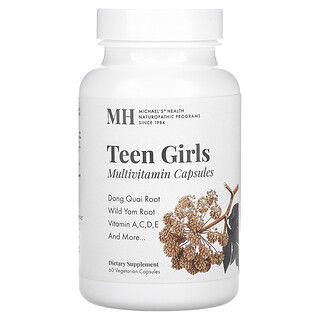 Michael's Health, Multivitamines pour adolescentes, 60 capsules végétariennes