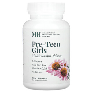 Michael's Health, Pre-Teen Girls, Multivitamin , 120 Vegetarian Tablets