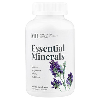 Michael's Health, Minerais Essenciais, 240 Comprimidos Vegetarianos